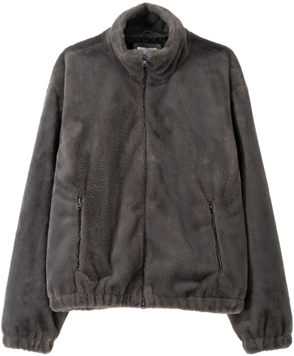 Bershka Prechodná bunda  tmavosivá