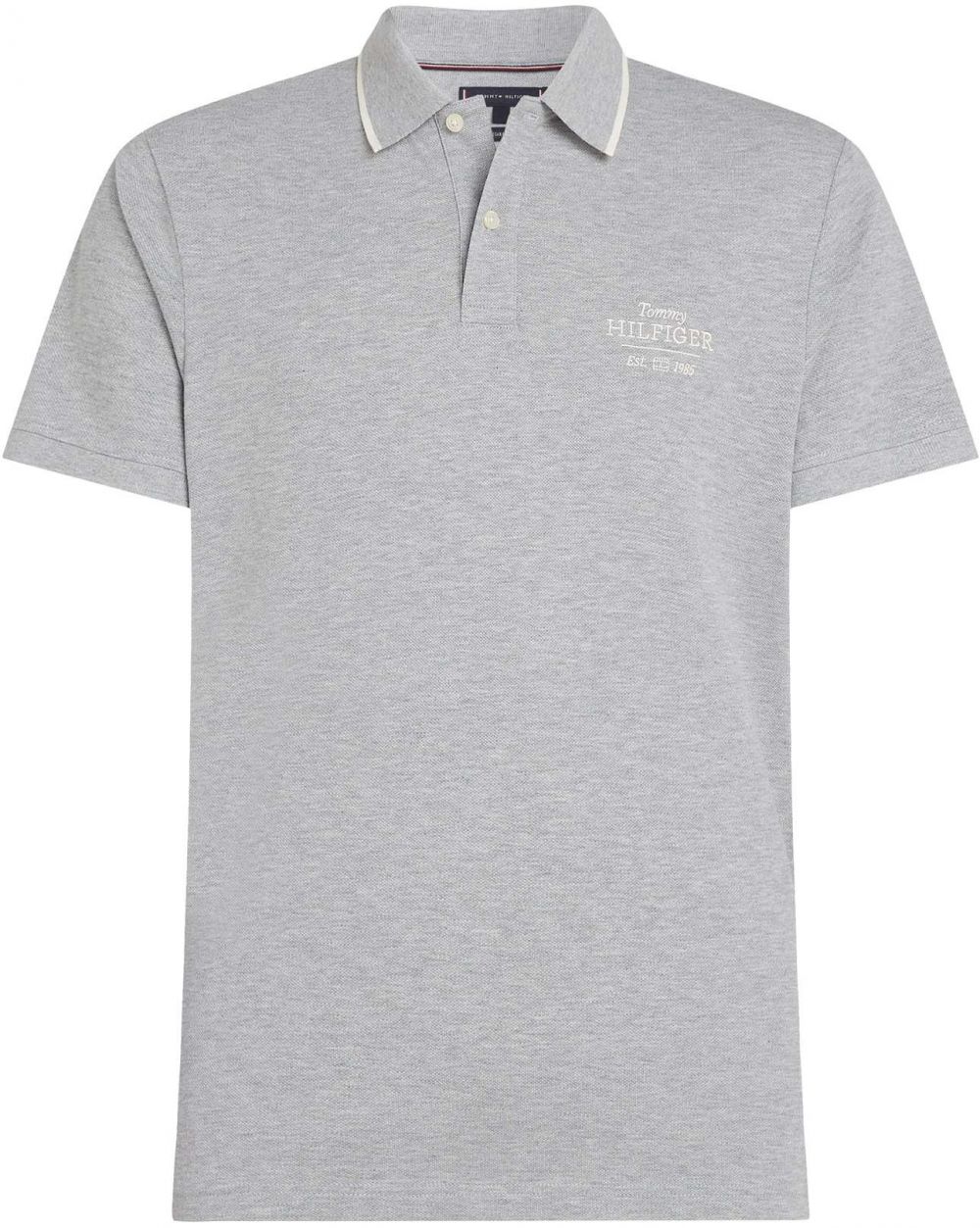 TOMMY HILFIGER Tričko  svetlosivá / biela