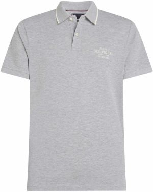 TOMMY HILFIGER Tričko  svetlosivá / biela