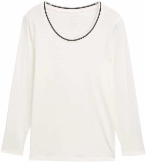 Tom Tailor Women + Tričko  čierna / biela