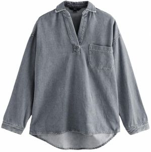 Next Blúzka  sivá / sivý denim