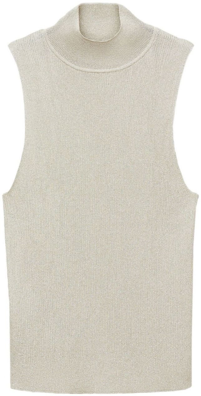 MANGO Top 'TYRA'  strieborná
