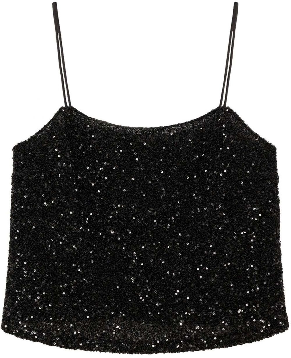 MANGO Top 'XLENJU'  čierna