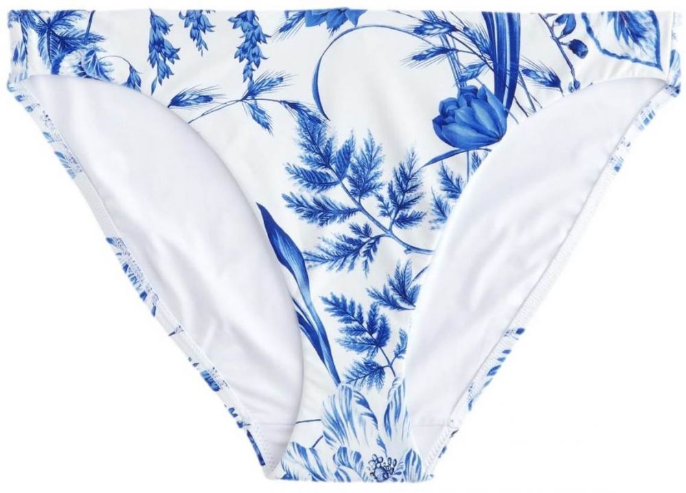 Next Bikinové nohavičky  tmavomodrá / biela
