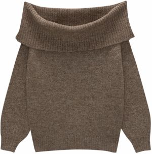 Pull&Bear Sveter  hnedá