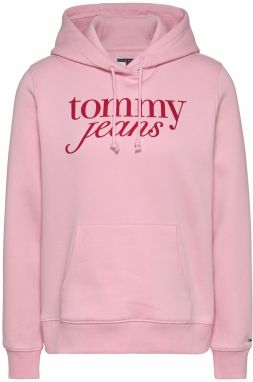 Tommy Jeans Mikina 'ESS'  ružová / grenadínová