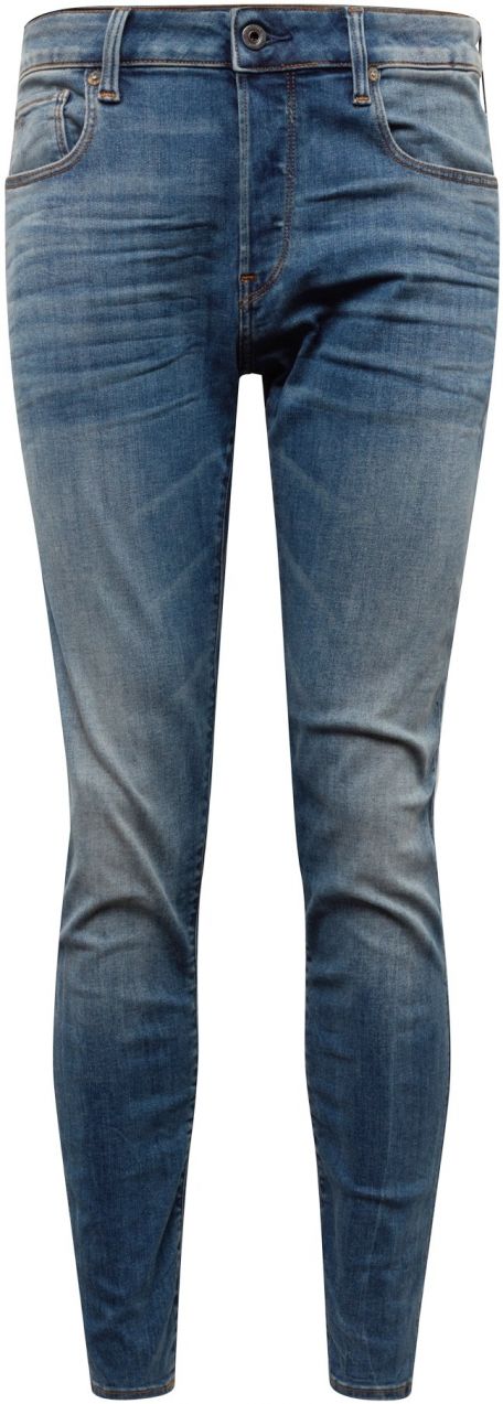G-STAR Džínsy '3301 Slim'  modrá denim
