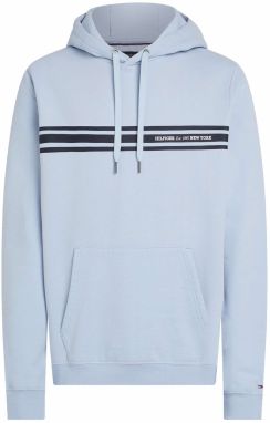 TOMMY HILFIGER Mikina  námornícka modrá / svetlomodrá / biela