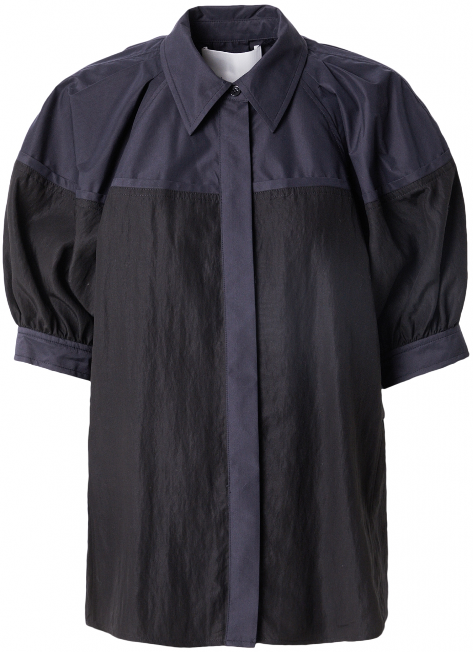 3.1 Phillip Lim Blúzka  tmavomodrá / čierna