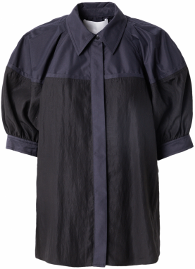 3.1 Phillip Lim Blúzka  tmavomodrá / čierna