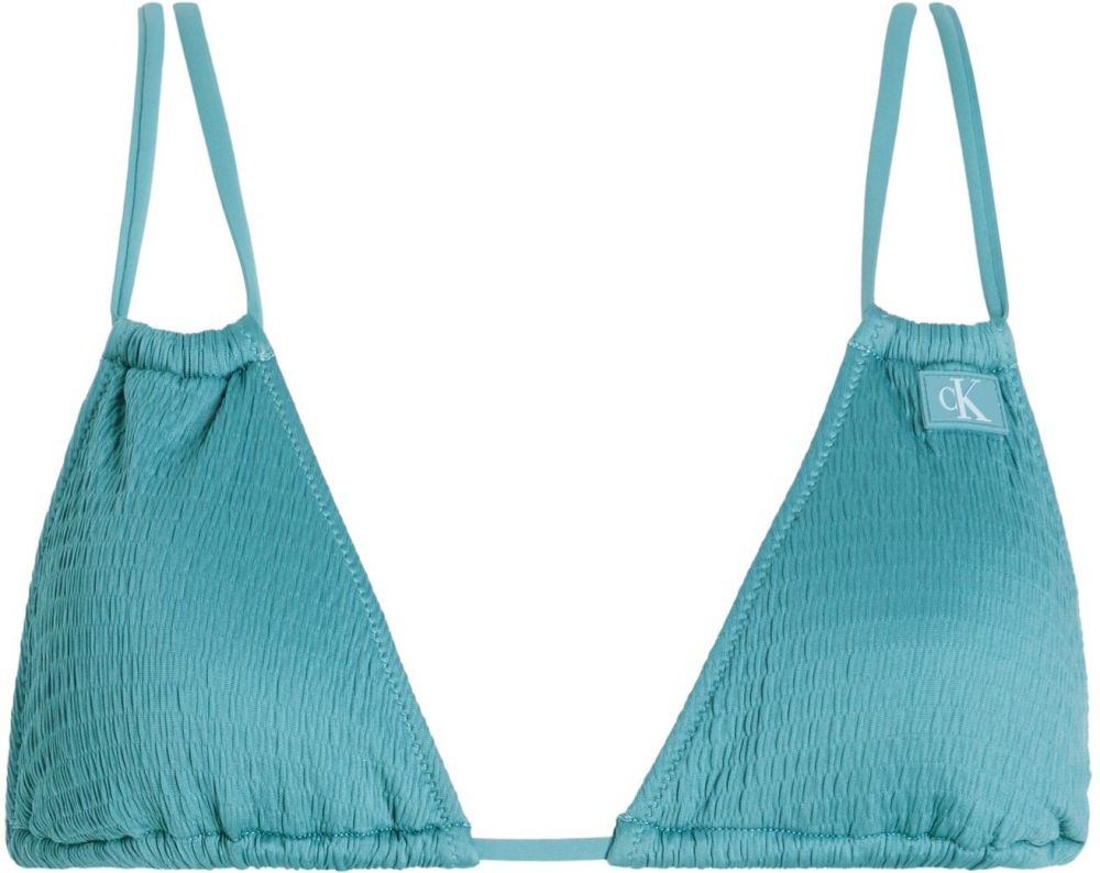Calvin Klein Swimwear Bikinový top  modrozelená