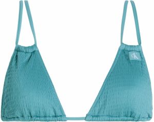 Calvin Klein Swimwear Bikinový top  modrozelená