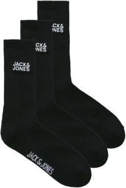 JACK & JONES Ponožky 'JACPrime'  čierna / šedobiela
