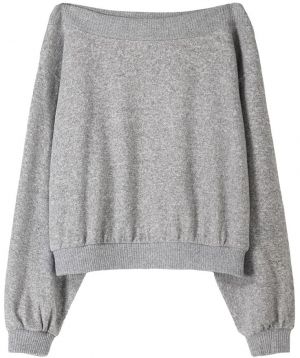 Bershka Mikina  sivá