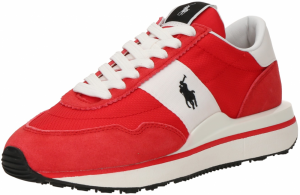 Polo Ralph Lauren Nízke tenisky 'TRAIN 89'  jasne červená / čierna / biela