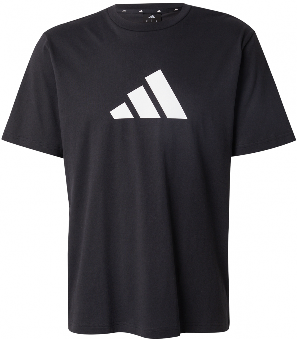 ADIDAS SPORTSWEAR Funkčné tričko 'FI 3BAR'  čierna / biela