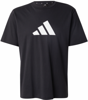 ADIDAS SPORTSWEAR Funkčné tričko 'FI 3BAR'  čierna / biela