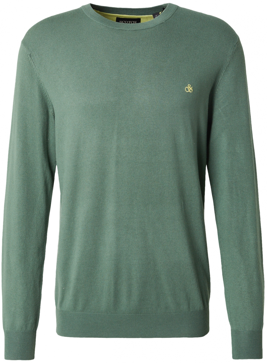 SCOTCH & SODA Sveter 'Seasonal Core'  nefritová