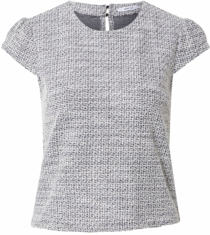 ABOUT YOU Tričko 'Selma'  čierna / strieborná / biela