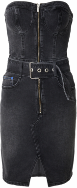 KARL LAGERFELD JEANS Šaty  sivý denim