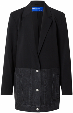 KARL LAGERFELD JEANS Blejzer  čierna / čierny denim