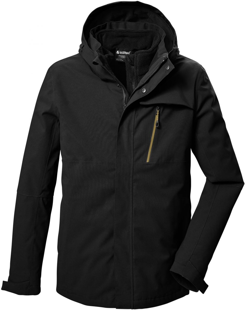 KILLTEC Outdoorová bunda 'KOW 6'  čierna