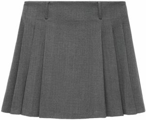 MANGO Sukňa 'GRUNGE'  antracitová