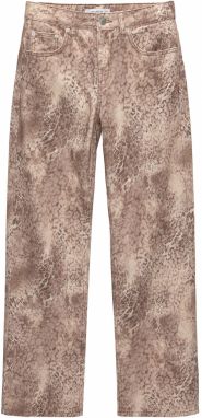 Pull&Bear Džínsy  žltohnedá / brokátová / tmavohnedá