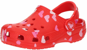 Crocs Otvorená obuv 'Classic VDay'  ružová / svetloružová / jasne červená / biela