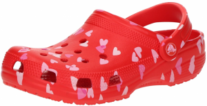 Crocs Dreváky 'Classic Vday'  ružová / ružová / červená / biela