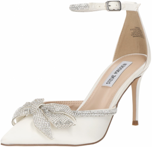 STEVE MADDEN Lodičky s otvorenou pätou 'Lumiere'  strieborná / biela