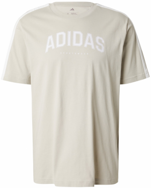 ADIDAS SPORTSWEAR Funkčné tričko 'COLLEG'  pastelovo zelená / biela