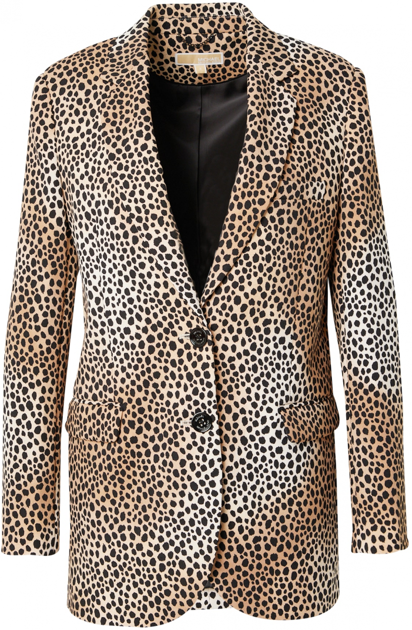 MICHAEL Michael Kors Blejzer 'CHEETAH MENSY'  krémová / čierna
