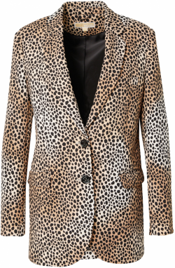 MICHAEL Michael Kors Blejzer 'CHEETAH MENSY'  krémová / čierna
