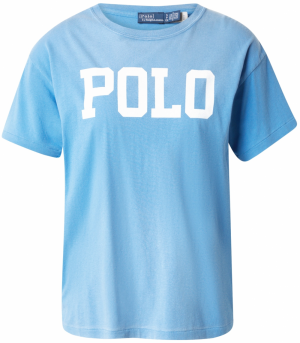 Polo Ralph Lauren Tričko  nebesky modrá / biela