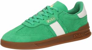 Polo Ralph Lauren Nízke tenisky 'AERA'  zelená / biela