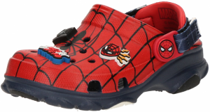 Crocs Otvorená obuv 'Spider-Man All Terrain'  námornícka modrá / červená / čierna / biela