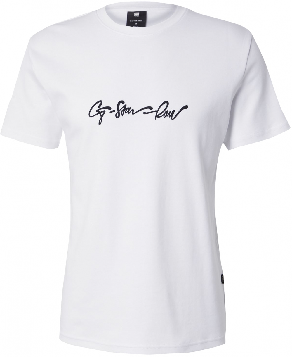 G-STAR Tričko  čierna / biela