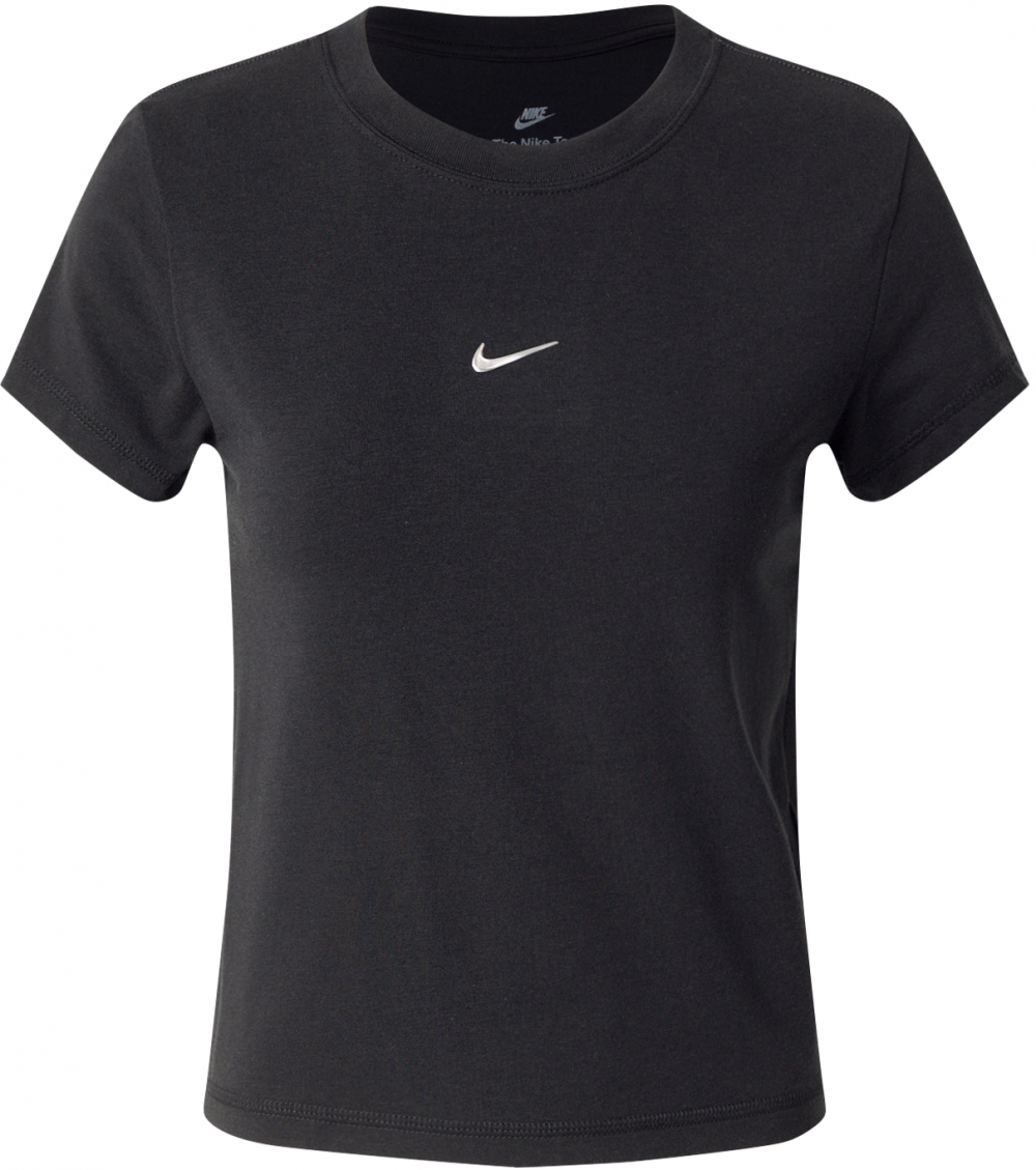 Nike Sportswear Tričko  čierna / biela