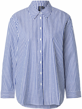 VERO MODA Blúzka 'VMInge Stone'  modrá / biela