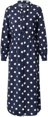 VERO MODA Košeľové šaty  námornícka modrá / biela
