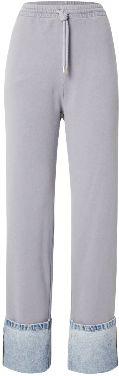 Moschino Jeans Nohavice  modrá denim / sivá