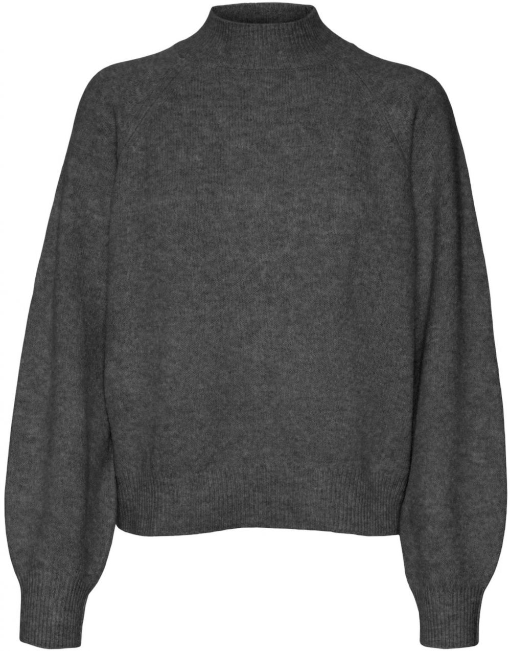 VERO MODA Sveter 'Leaf'  tmavosivá