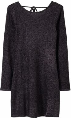 Bershka Šaty  čierna