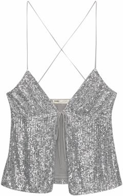 Pull&Bear Top  strieborná