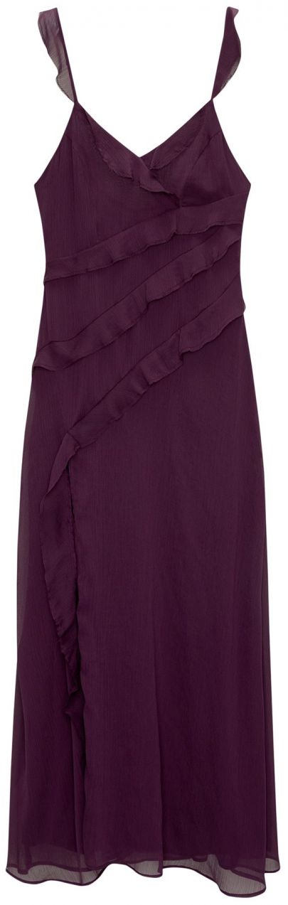 Pull&Bear Šaty  baklažánová