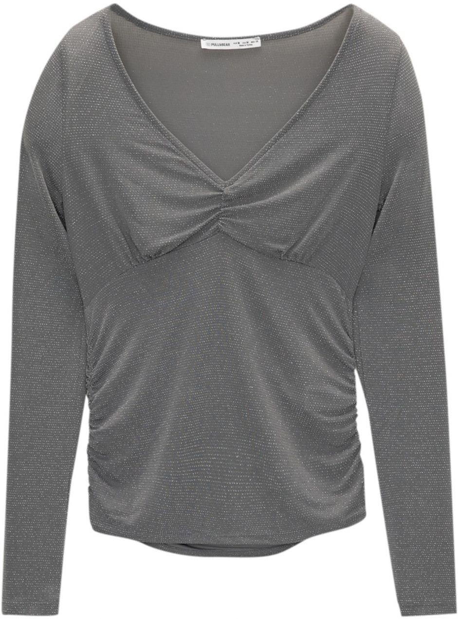 Pull&Bear Tričko  dymovo modrá