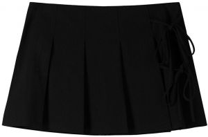 Bershka Sukňa  čierna
