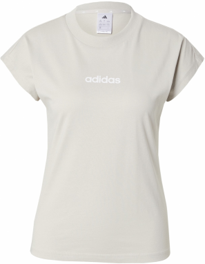 ADIDAS SPORTSWEAR Funkčné tričko 'Essentials Linear'  pastelovo zelená / šedobiela