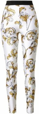 Versace Jeans Couture Legíny  žltá / čierna / biela